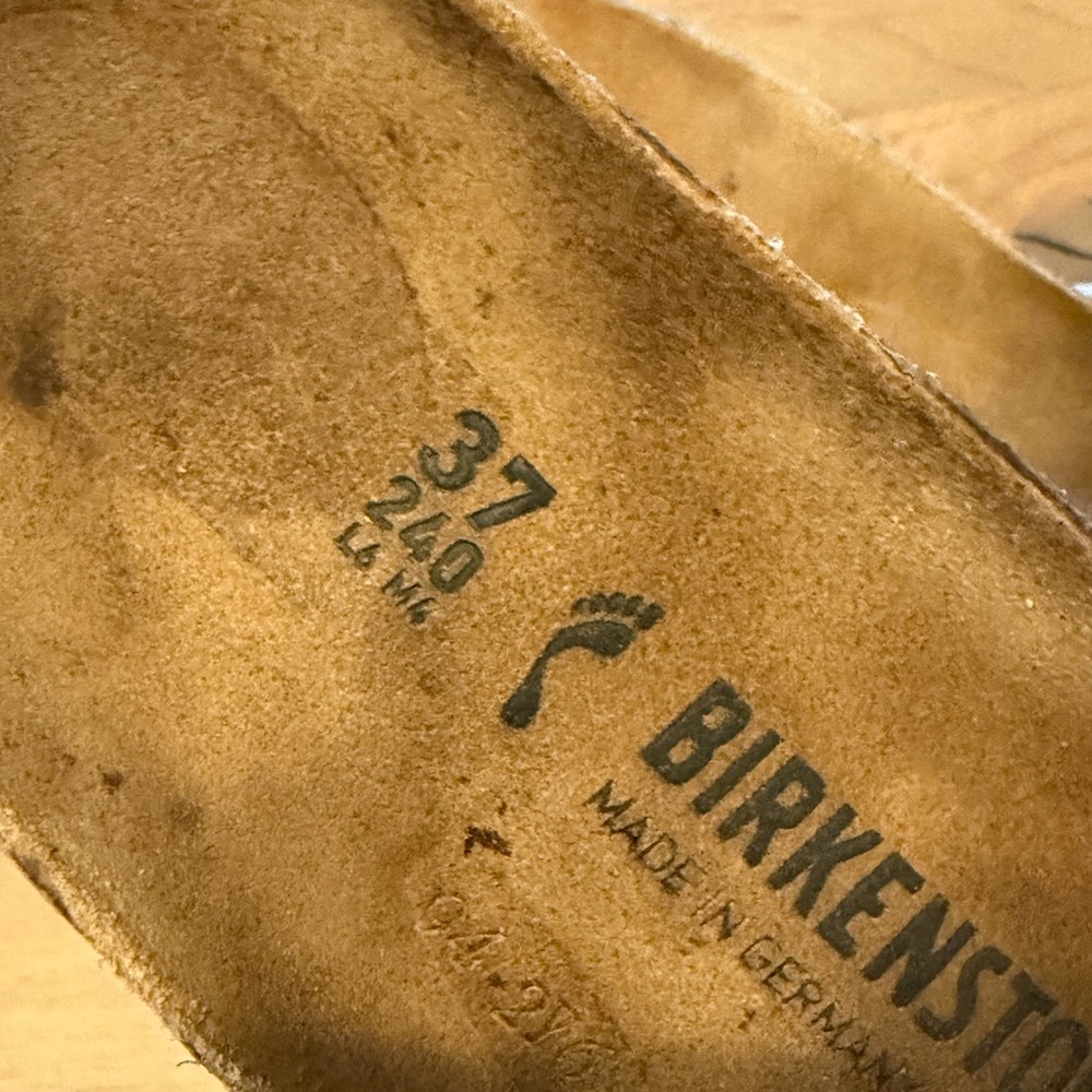 Birkenstock Ladies Madrid Rose Gold Slip On Sandal Size 6 - Picture 2 of 7